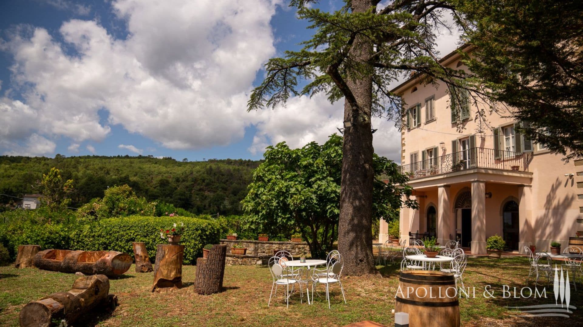 Period villa with garden and pool in Valdarno, Arezzo - Toscana